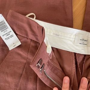 NWT Aritzia Wilfred effortless linen pants size 4